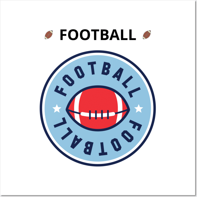 Football is the best in the world Wall Art by KOTB